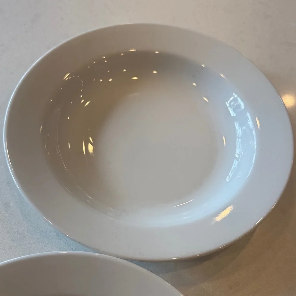 Crate&Barrel Classic White Dinnerware Set made in Poland